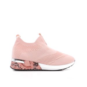 Stretch Knit Sock Sneakers, Roze