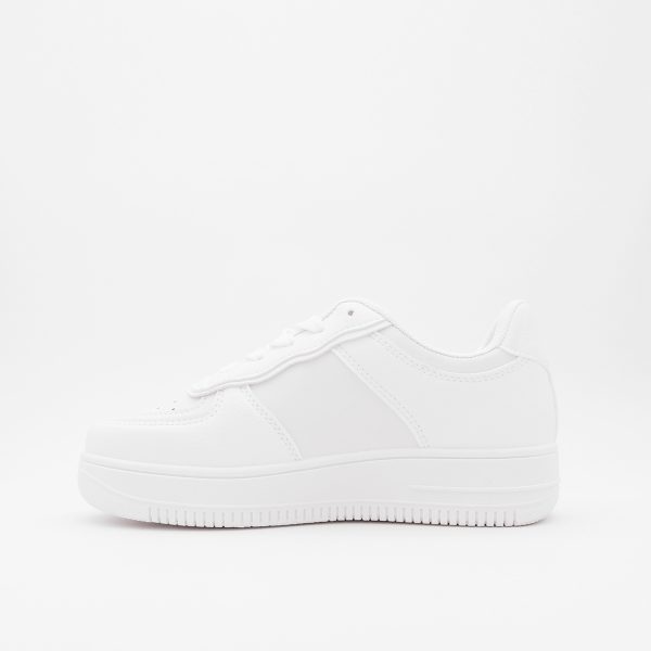 Lage Platform Sneakers, Wit