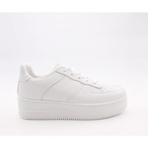 Lage Platform Sneakers, Wit