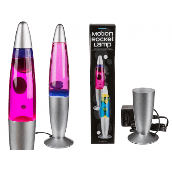 Lavalamp, Blauw/Roze