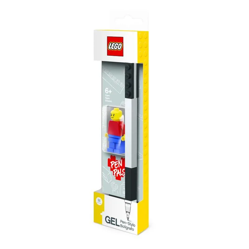 LEGO Gel Pen Met Minifiguur, Zwart