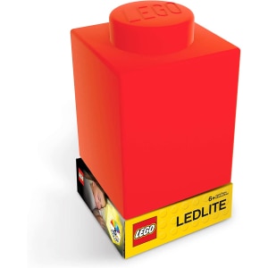 LEGO Siliconen LED Nachtlampje, Rood