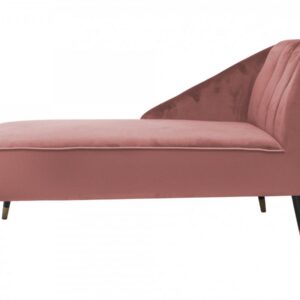Leitmotiv Chaise Longue Royal Velvet - Roze