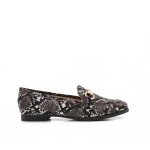 Loafers Met Snake Print