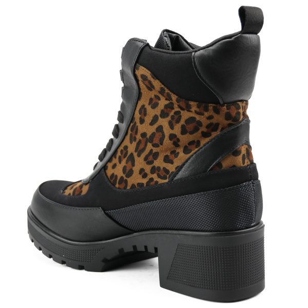 Platform Desert Boots, Leopard