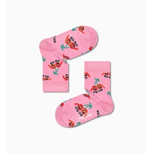 Happy Socks Kids Cherry Mates Sokken - Roze