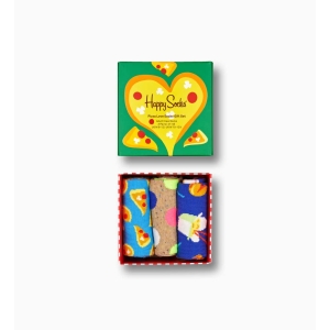 Happy Socks Pizza Love Socks Gift Box (3-Pack)