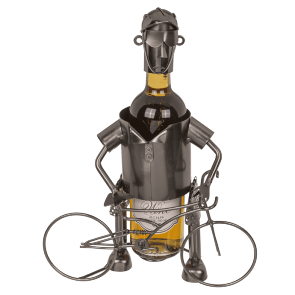 Fietser Wijnfleshouder