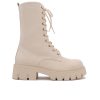 Veterboots Met Chunky Zool, Beige