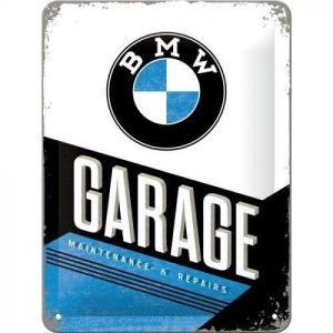 BMW Garage - Metalen Wandplaat