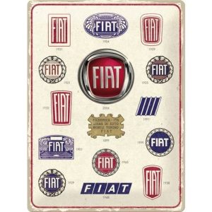 Fiat - Metalen Wandplaat