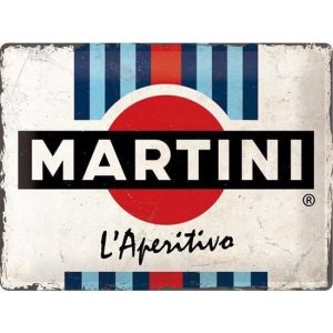 Martini - Metalen Wandplaat