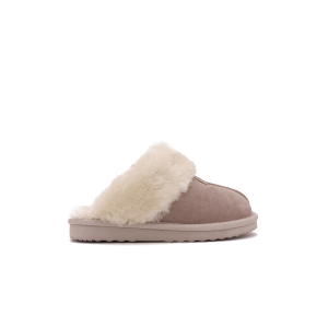 OOG Scuff Suède Pantoffels, Taupe