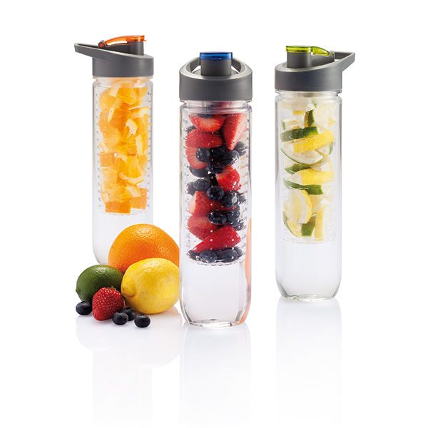 Loooqs Waterfles Met Infuser, Oranje