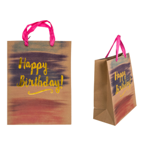 Papieren Cadeautasje - Happy Birthday