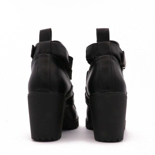 Cut Out Boots Jolie, Zwart