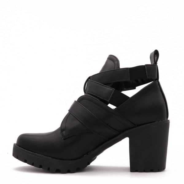 Cut Out Boots Jolie, Zwart
