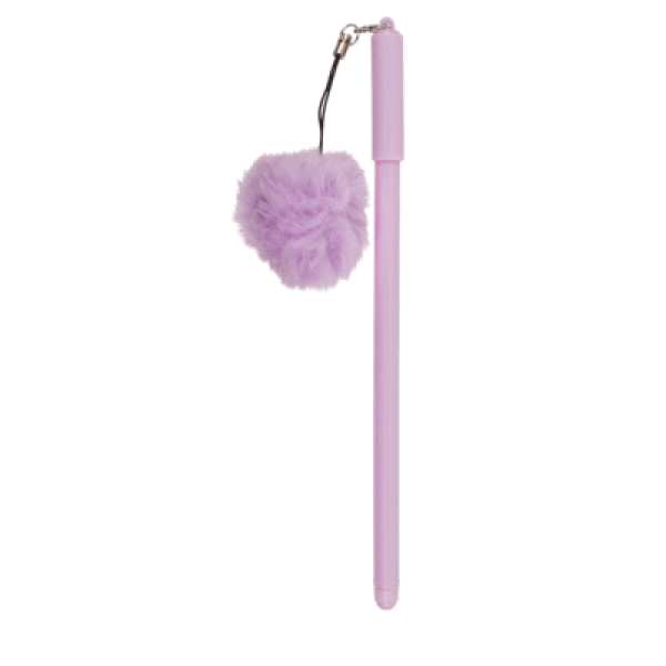 Ice Cream Pom Pom Balpen