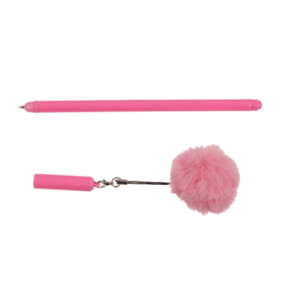 Ice Cream Pom Pom Balpen
