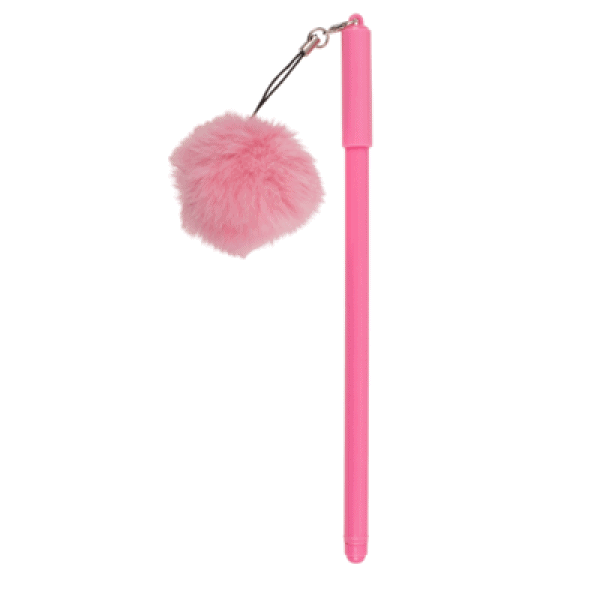 Ice Cream Pom Pom Balpen