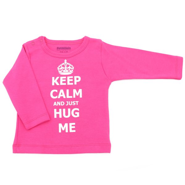 Petit Villain Shirt - Keep Calm And Just Hug Me