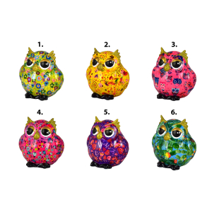 Pomme Pidou Spaarpot, Owl Olive (M)