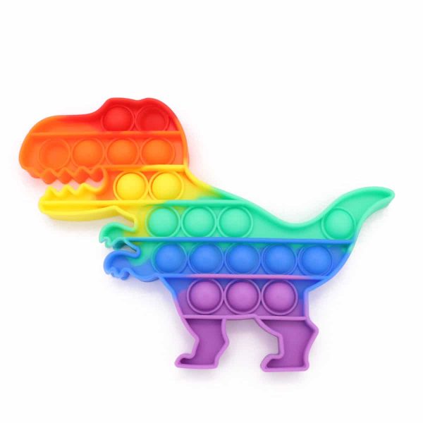 POP IT® Fidget, Dino, Regenboog