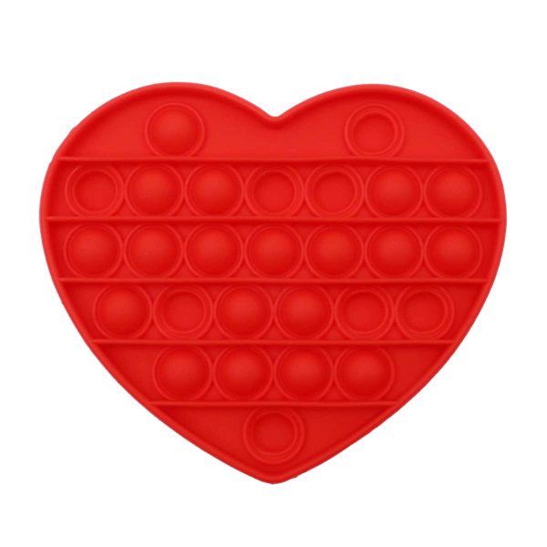 POP IT® Fidget, Hartje, Rood