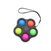 POP IT® Fidget Spinner Bloem, Zwart