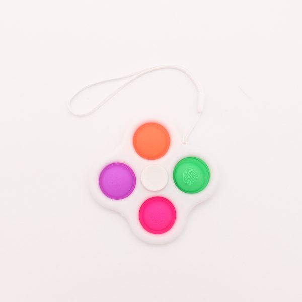 POP IT® Fidget Spinner Klaver, Wit