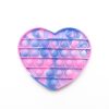 POP IT® Fidget, Tie Dye Hartje, Roze/Blauw/Wit