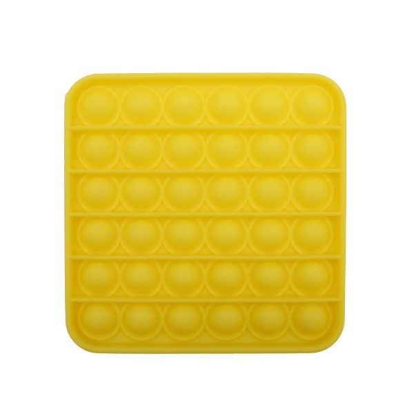 POP IT® Fidget, Vierkant, Geel
