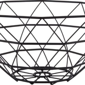 Diamond Cute Iron Fruitschaal- Zwart
