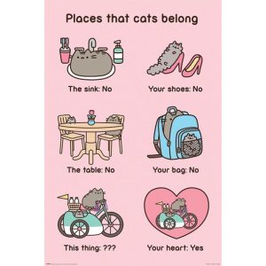 Pusheen: Places Cats Belong - Maxi Poster (712)