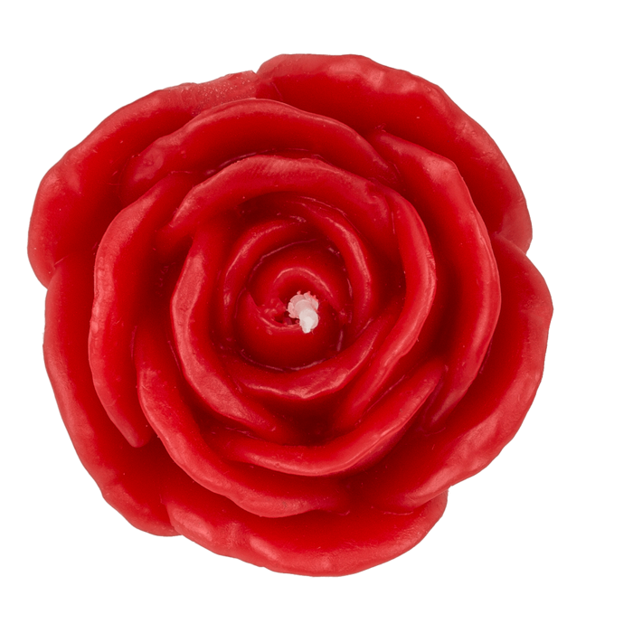 Rode Rozen Kaarsen (Set Van 3)