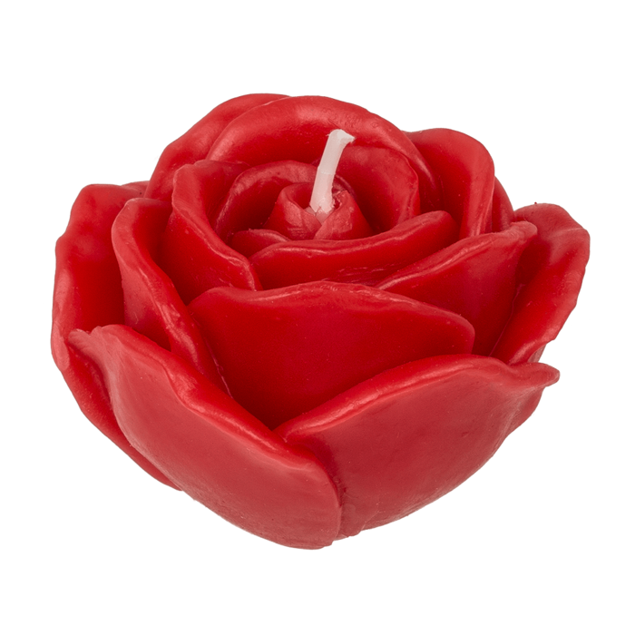 Rode Rozen Kaarsen (Set Van 3)