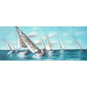 Regatta - Olieverf Schilderij