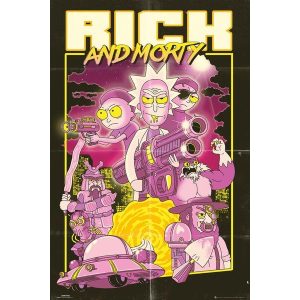 Rick and Morty Action Movie - Maxi poster (744)