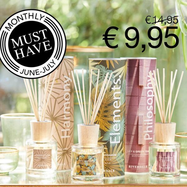 Riverdale Monthly Musthave juni/juli: Geurstokjes Summer 120ml