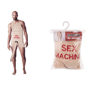 Schort Sex Machine Met Pluche Penis