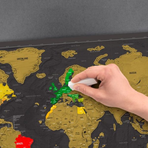 Scratch Map Deluxe Edition
