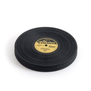 Set van 4 LP Onderzetters