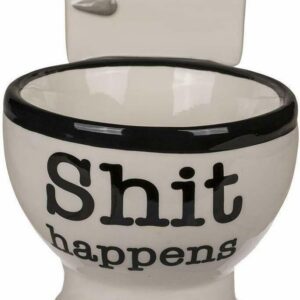 Shit Happens Toilet mok