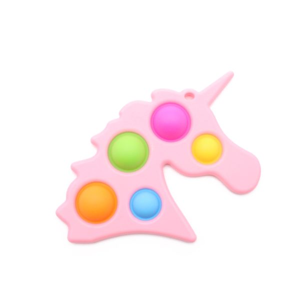 Simple Dimple Unicorn Fidget Toy, Wit, POP IT®