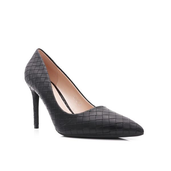 Braided Pumps, Zwart