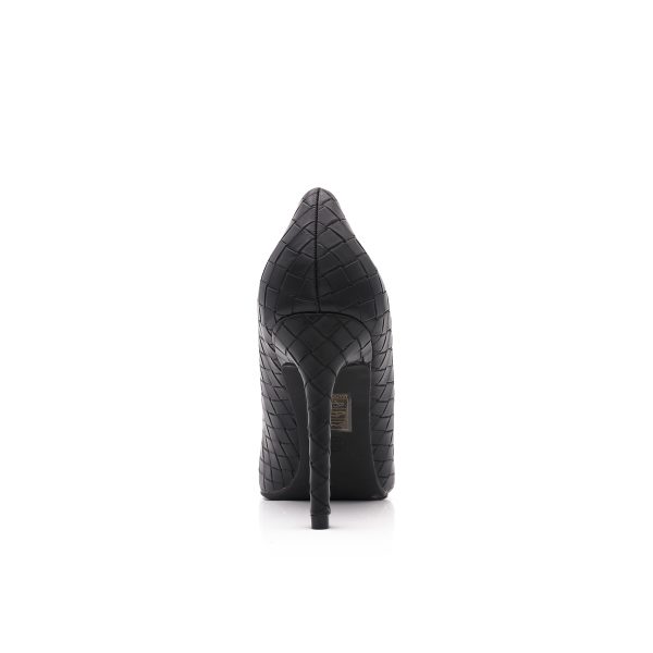 Braided Pumps, Zwart