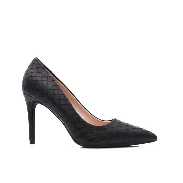 Braided Pumps, Zwart