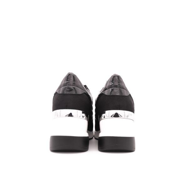 Sneakers Met Verborgen Sleehak, Zwart
