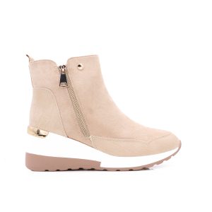 Sok Sneakers Met Verborgen Sleehak, Beige