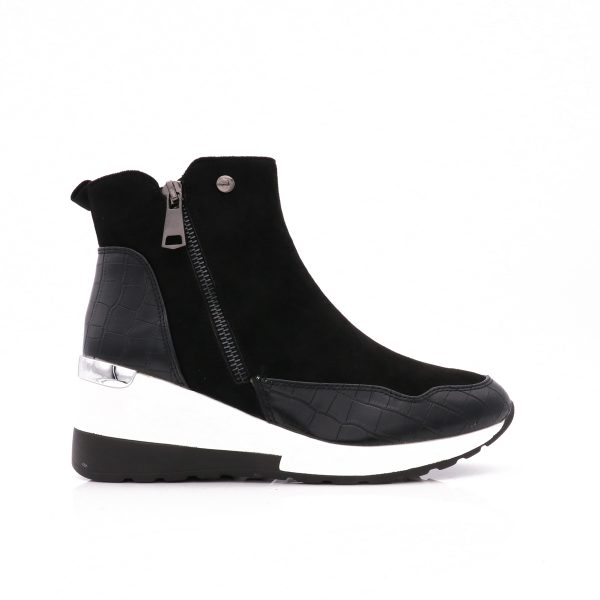 Sok Sneakers Met Verborgen Sleehak, Zwart